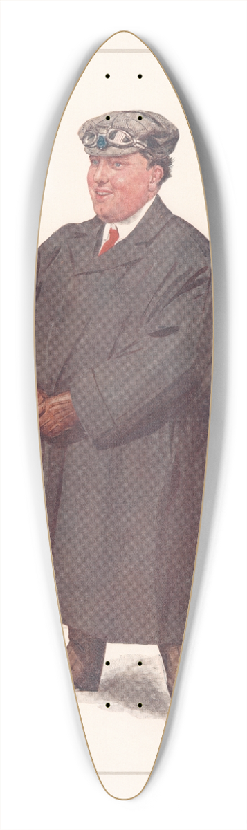Leslie Matthew Ward - Automobile Devotees. Steam. Mr. Frederick Abernethy Coleman. 6 November 1907 39.3 inch art pintail longboard deck
