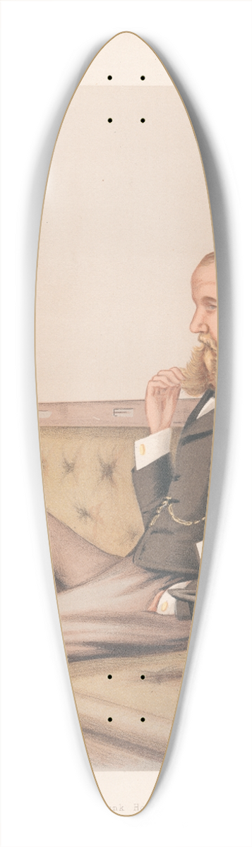 Leslie Matthew Ward - Bankers and Financiers. The Bank Holiday. Sir John Lubbock. 23 February 1878 39.3 inch art pintail longboard deck