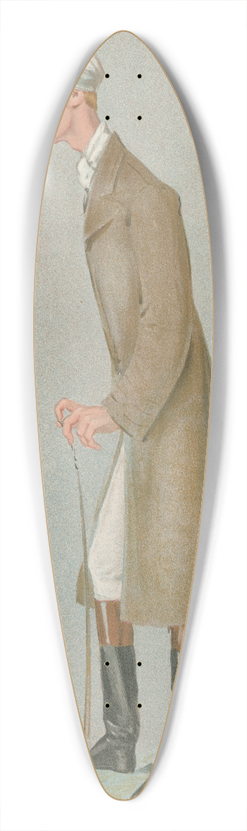 Leslie Matthew Ward - Jockeys; Lester, Lester Reiff, August 30, 1900 39.3 inch art pintail longboard deck