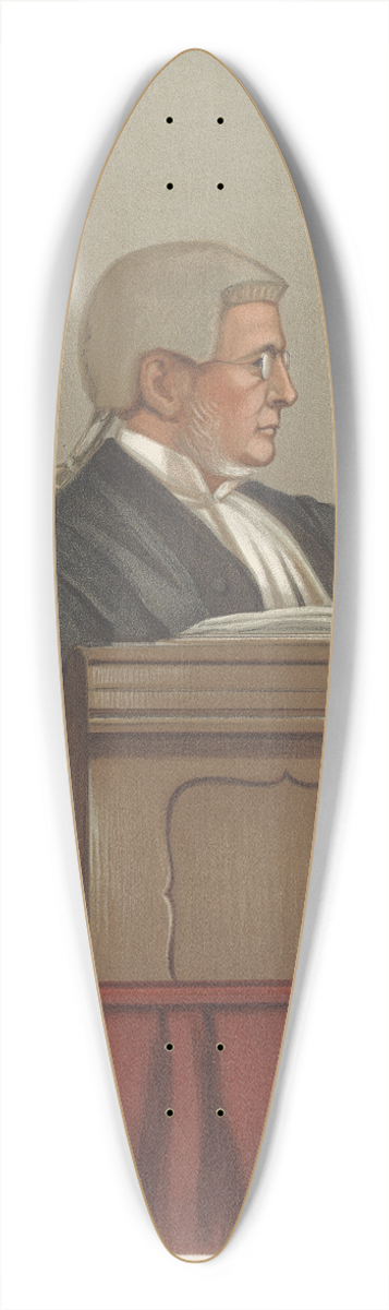 Leslie Matthew Ward - Legal; Steady-going, Matthew Ingle Joyce, January 23, 1902 39.3 inch art pintail longboard deck