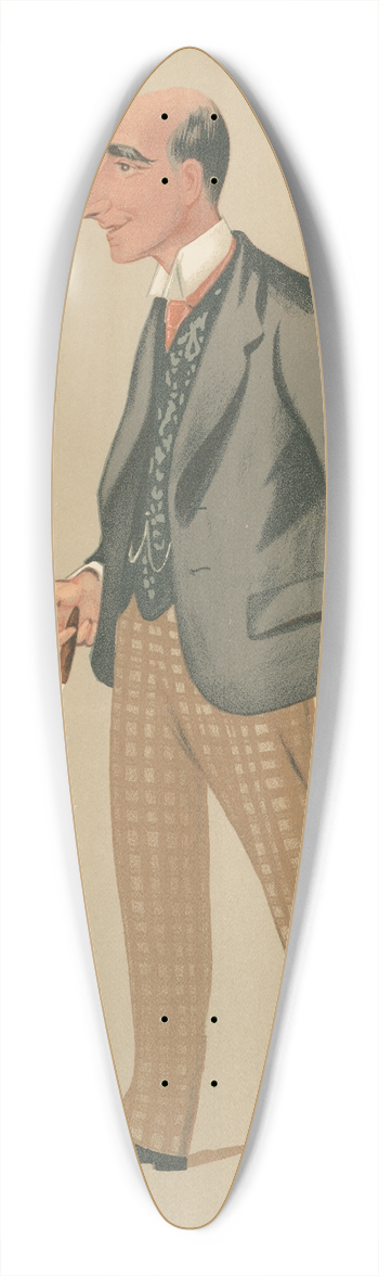 Leslie Matthew Ward - Literary; Lady Bountiful, Arthur Wing Pinero, March 7, 1891 39.3 inch art pintail longboard deck