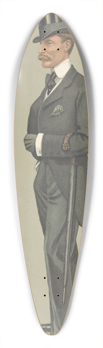 Leslie Matthew Ward - Military and Navy; A Military Secretary, Colonel Douglas Frederick Rawdon Dawson, January 1, 1903 39.3 inch art pintail longboard deck