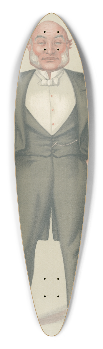 Leslie Matthew Ward - Military and Navy; Rim, Vice-Admiral Sir Reginald John MacDonald, February 7, 1880 39.3 inch art pintail longboard deck