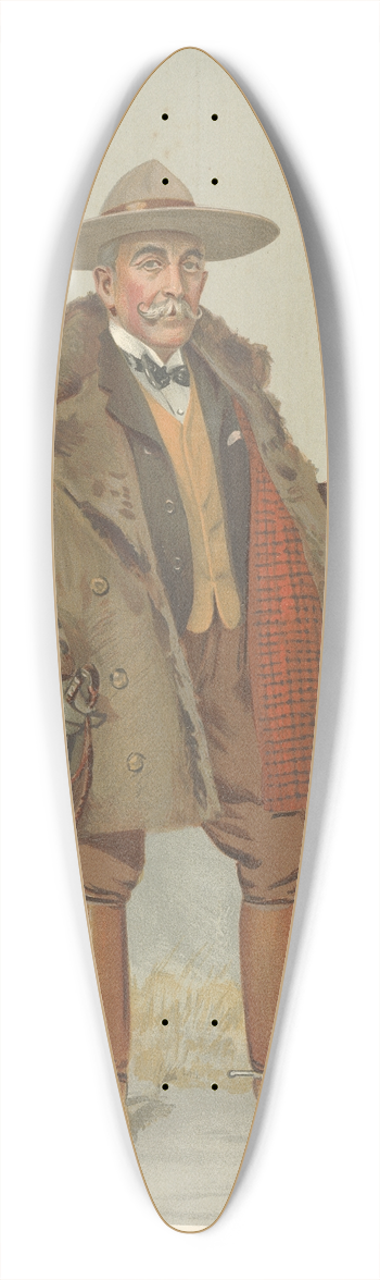 Leslie Matthew Ward - Military and Navy; Roley, The Earl of Minto, June 29, 1905 39.3 inch art pintail longboard deck