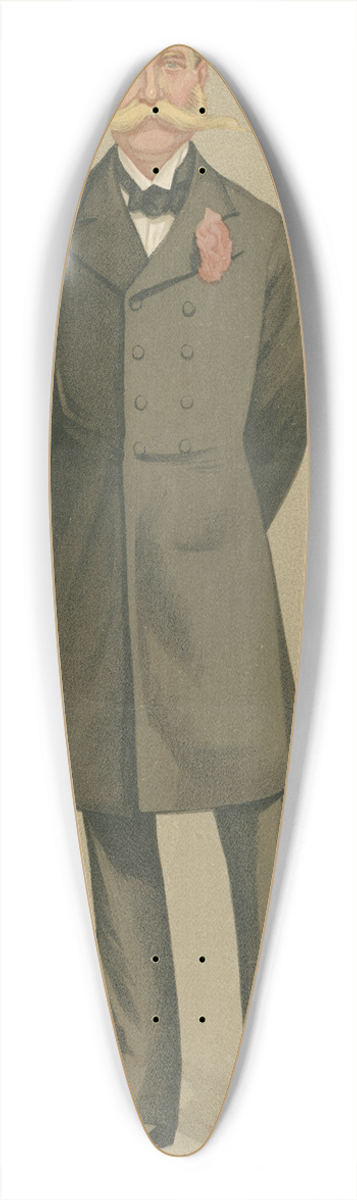 Leslie Matthew Ward - Politicians  Algay. Sir Algernon Edward West. 13 August 1892 39.3 inch art pintail longboard deck