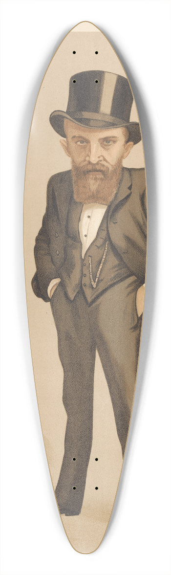 Leslie Matthew Ward - Politicians  loyal and patriotic. Mr. Thomas Wallace Russell. 24 March 1888 39.3 inch art pintail longboard deck