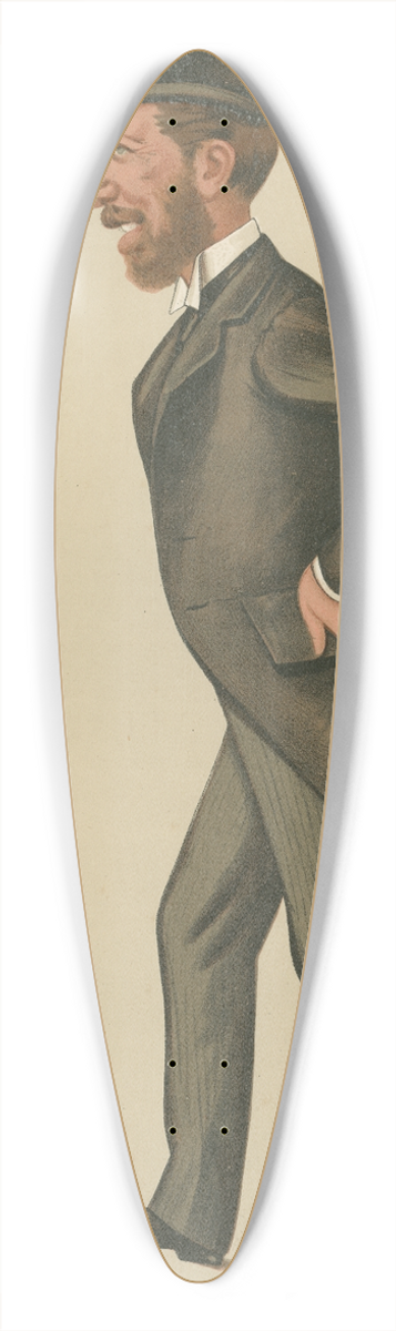 Leslie Matthew Ward - Politicians  the brains of obstruction. Mr. John OConner Power. 25 December 1886 39.3 inch art pintail longboard deck