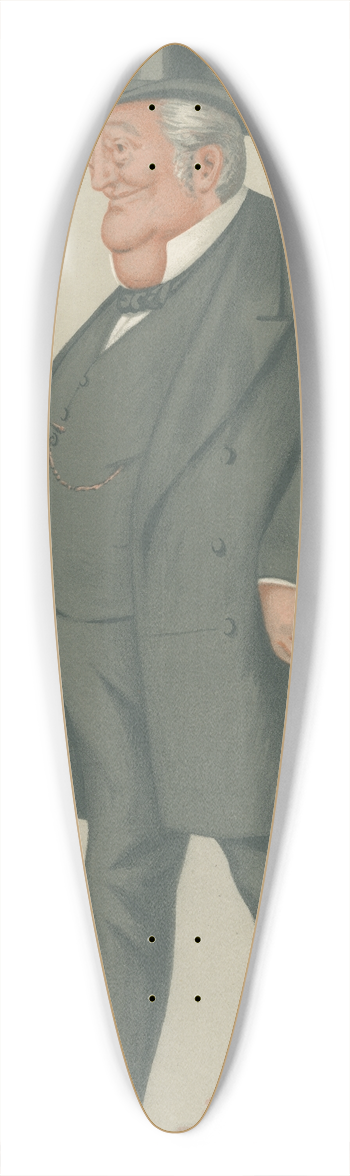 Leslie Matthew Ward - Politicians  the Manchester School. Mr. Thomas Bayley Potter. 2 June 1877 39.3 inch art pintail longboard deck