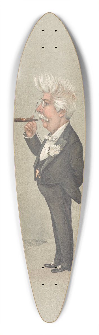 Leslie Matthew Ward - Politicians  Toby M.P. Mr. H.W. Lucy. 31 August 1905 39.3 inch art pintail longboard deck