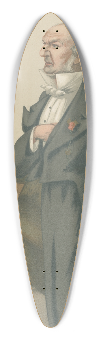 Leslie Matthew Ward - Prime Ministers  The peoples William. The Rt. Hon. William Ewart Gladstone. 1 July 1879 39.3 inch art pintail longboard deck