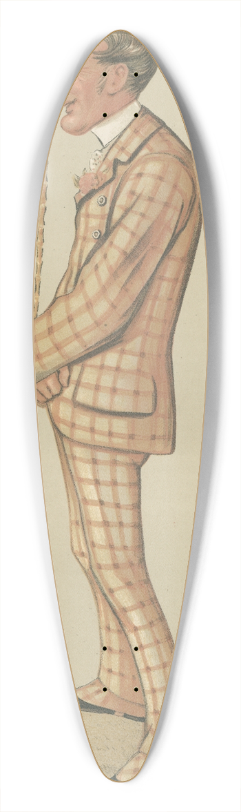 Leslie Matthew Ward - Sports, Miscellaneous; Sport Riders; Born in the Scarlet, Mr. Henry Reginald Corbet, of Adderley Hall, October 20, 1883 39.3 inch art pintail longboard deck