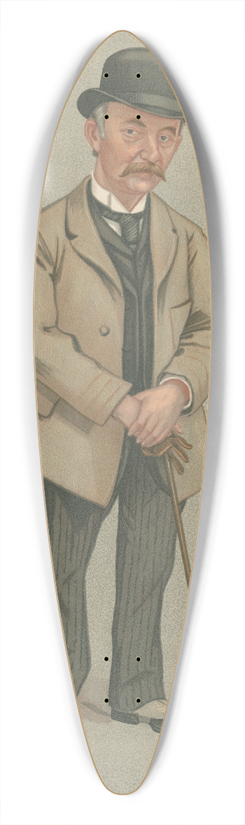 Leslie Matthew Ward - Tess, Thomas Hardy 39.3 inch art pintail longboard deck