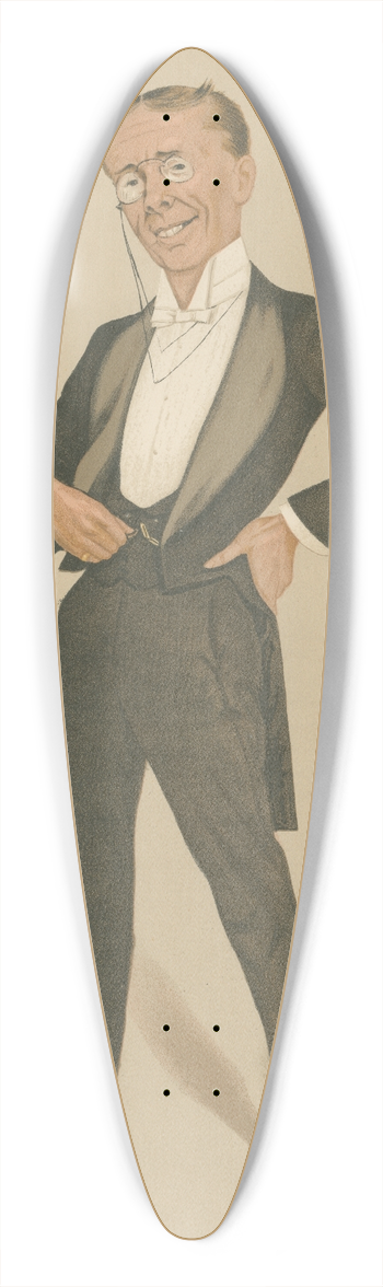 Leslie Matthew Ward - Theatre; The Pinafore, Mr. George Grossmith, January 21, 1888 39.3 inch art pintail longboard deck