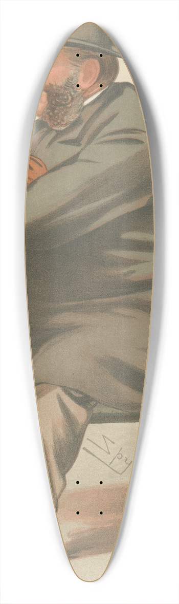 Leslie Matthew Ward - Turf Devotees; Horse Race Management, Mr. Seymour Portman, January 19, 1884 39.3 inch art pintail longboard deck