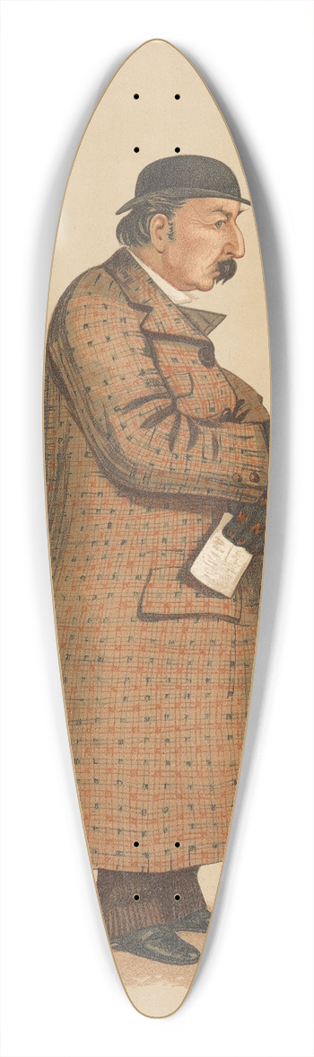 Leslie Matthew Ward - Turf Devotees; Jem, Captain James Octavius Machell, December 3, 1887 39.3 inch art pintail longboard deck