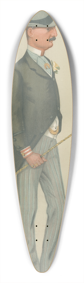 Leslie Matthew Ward - Turf Devotees; Kilkenny, The Marquess of Ormonde, October 12, 1878 39.3 inch art pintail longboard deck