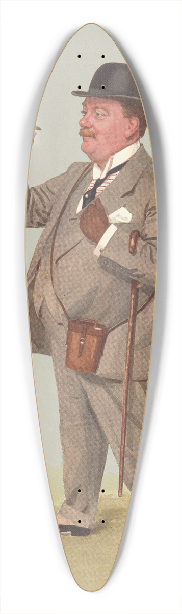 Leslie Matthew Ward - Turf Devotees; The Portly One, Mr. G. A. Prentice, June 19, 1907 39.3 inch art pintail longboard deck