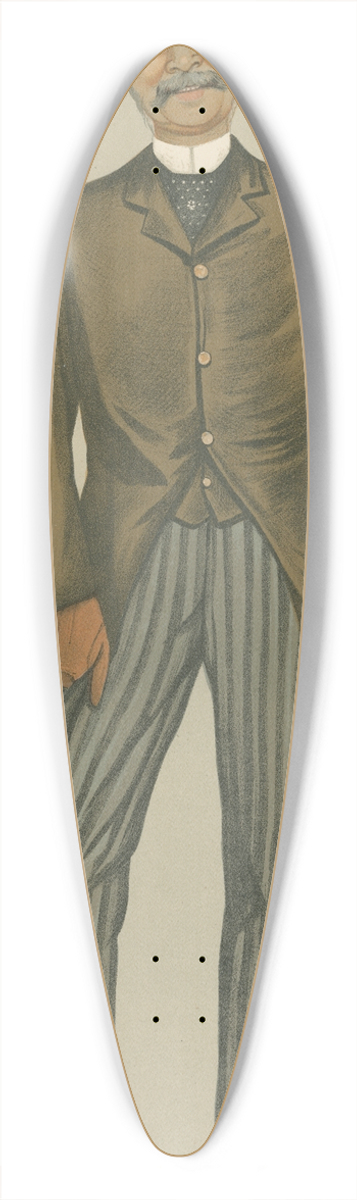 Leslie Matthew Ward - Turf Devotees; The Right Hon. Lord Hothfield, August 17, 1889 39.3 inch art pintail longboard deck