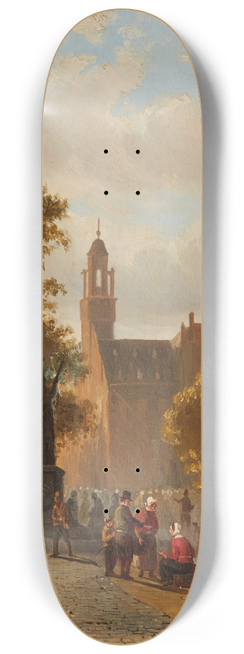 Adrianus Eversen - After church 8.25 inch art skate deck
