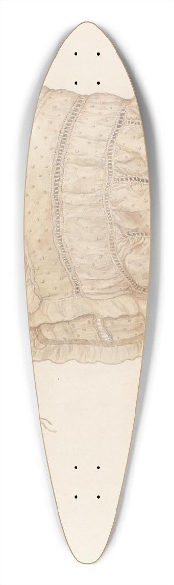 Lillian Causey - Babys Cap 39.3 inch art pintail longboard deck