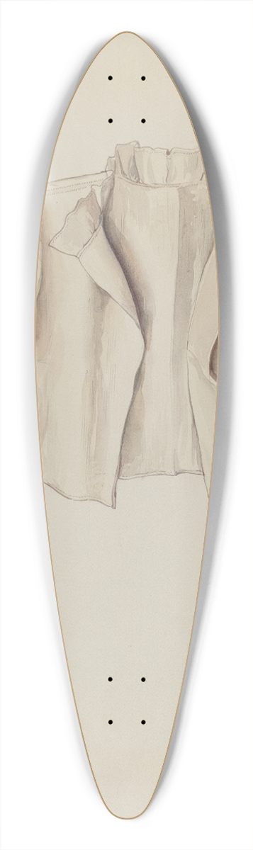 Lillian Causey - Quaker Baby Shirt 39.3 inch art pintail longboard deck