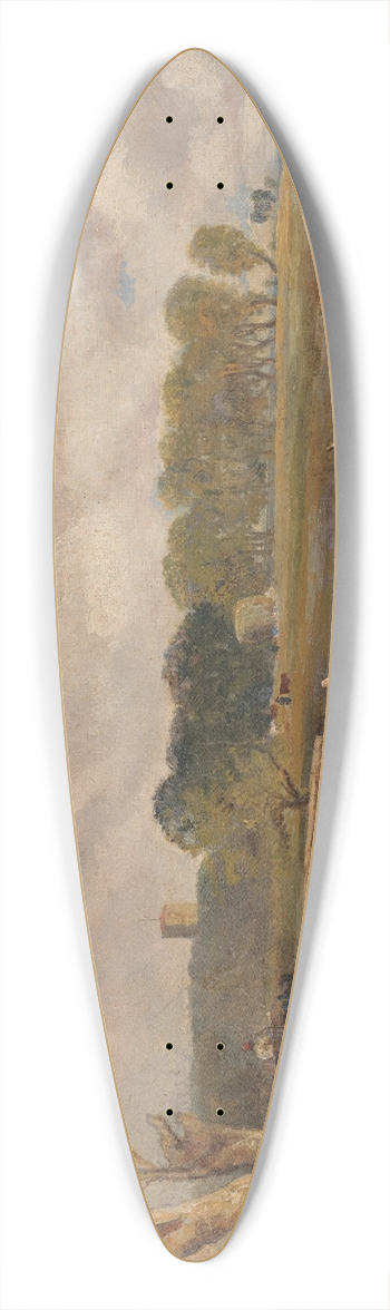 Lionel Constable - A Rainbow, View of the Stour 39.3 inch art pintail longboard deck