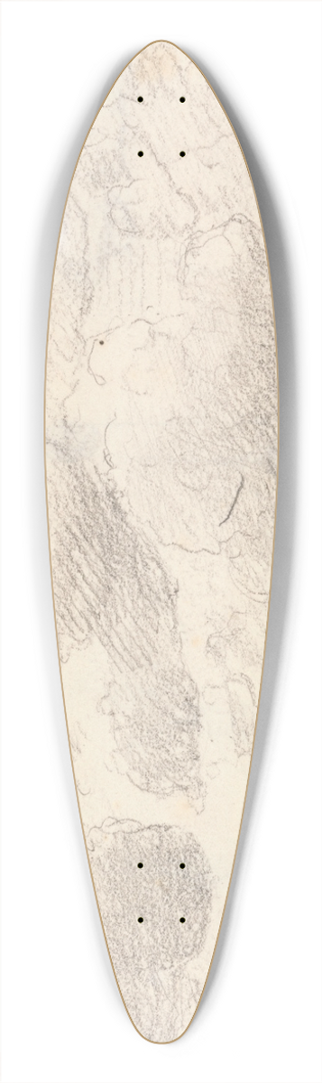 Lionel Constable - A Squall 39.3 inch art pintail longboard deck