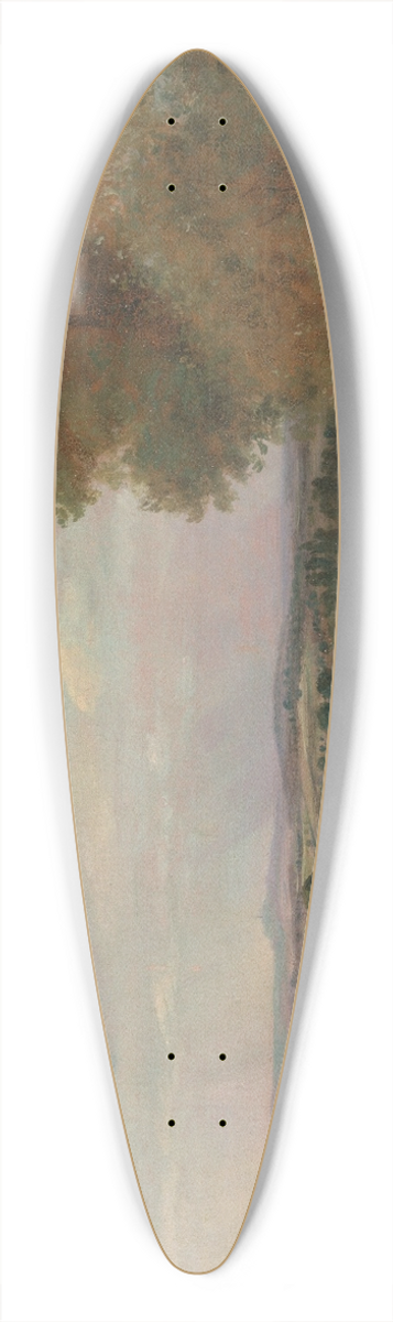 Lionel Constable - Landscape at Hampstead, with Harrow in the Distance 39.3 inch art pintail longboard deck