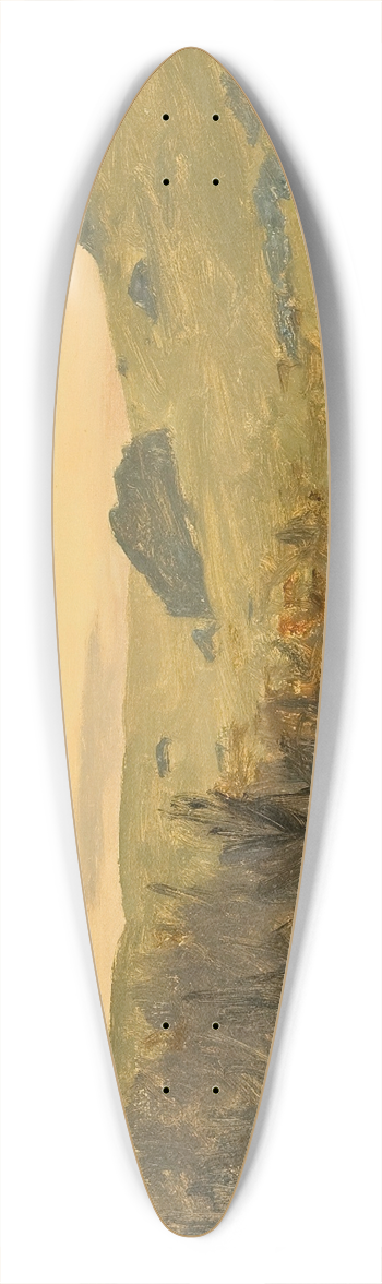 Lockwood de Forest - Landscape 39.3 inch art pintail longboard deck