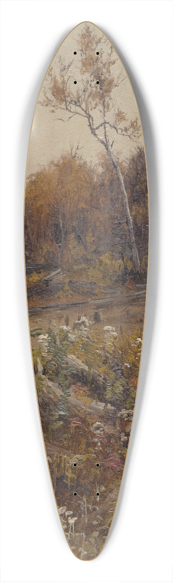 Lockwood de Forest - Landscape 39.3 inch art pintail longboard deck
