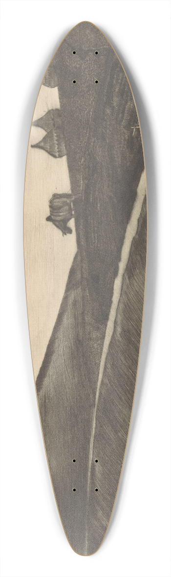 Lodewijk Schelfhout - Heuvellandschap met ploegende os bij Etikhove 39.3 inch art pintail longboard deck