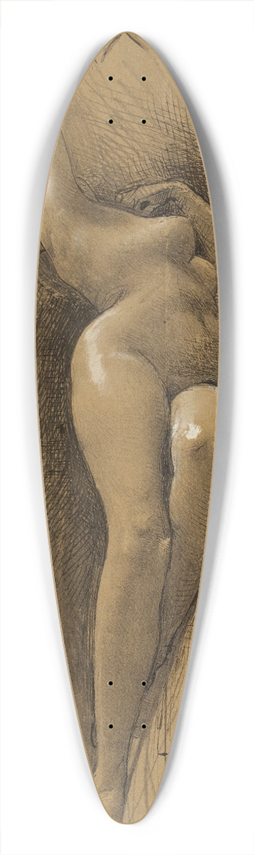 Lon Bonnat - Etude pour LIdal  lHtel de Ville de Paris 39.3 inch art pintail longboard deck