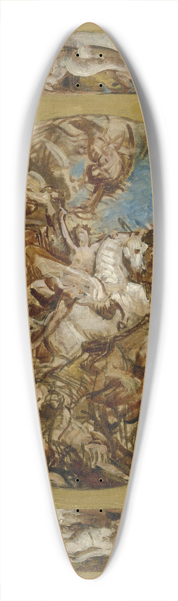 Lon Bonnat - La glorification de lArt 39.3 inch art pintail longboard deck