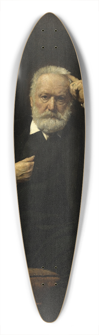 Lon Bonnat - Portrait de M. Victor Hugo 39.3 inch art pintail longboard deck