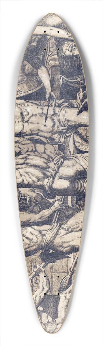 Lon Davent - Venus at Vulcans Forge 39.3 inch art pintail longboard deck