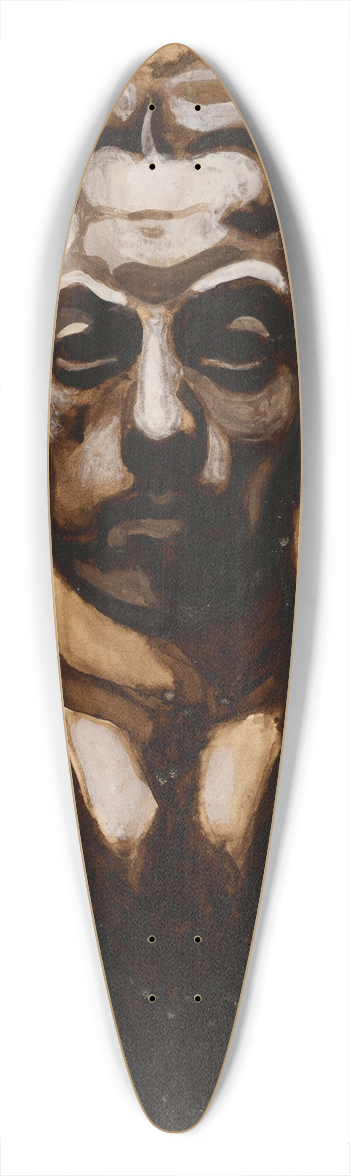 Lon Spilliaert - Autoportrait 39.3 inch art pintail longboard deck