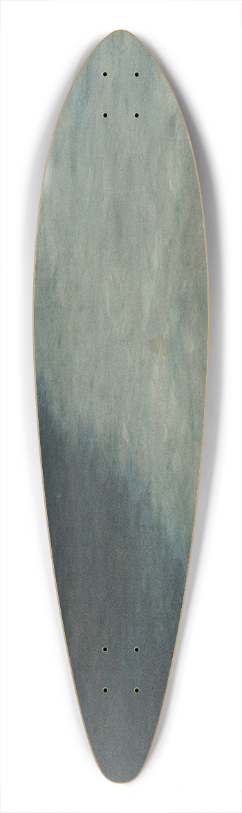 Lon Spilliaert - Marine met kielzog 39.3 inch art pintail longboard deck