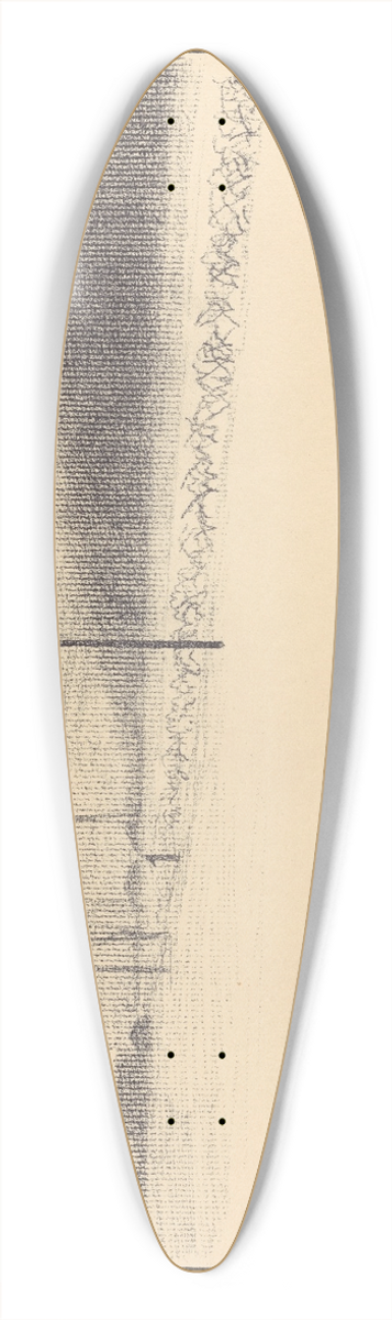 Lon Spilliaert - Winterlandschap 39.3 inch art pintail longboard deck