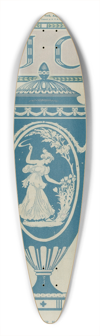 Lon-Victor Solon - The summer harvest 39.3 inch art pintail longboard deck