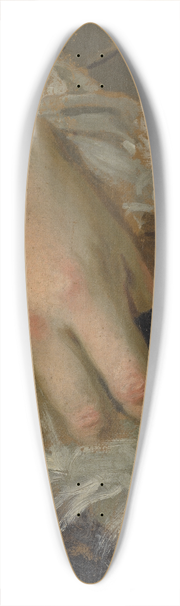 Lorens Pasch the Younger - Study of a Hand 39.3 inch art pintail longboard deck
