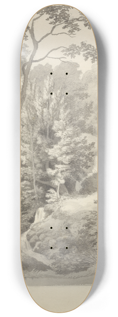 Christoffer Wilhelm Eckersberg - Djvleklften i Liselunds have p Mn 8.25 inch art skate deck