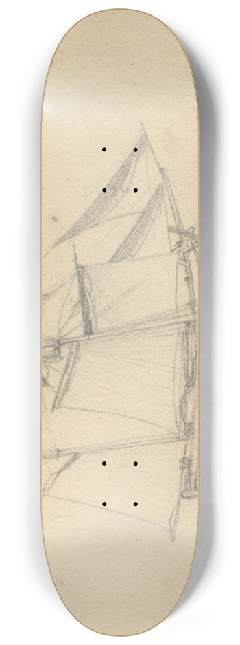 Christoffer Wilhelm Eckersberg - En Kuf 8.25 inch art skate deck