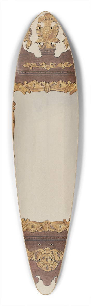 Lorenz Rothkranz - Mirror 39.3 inch art pintail longboard deck