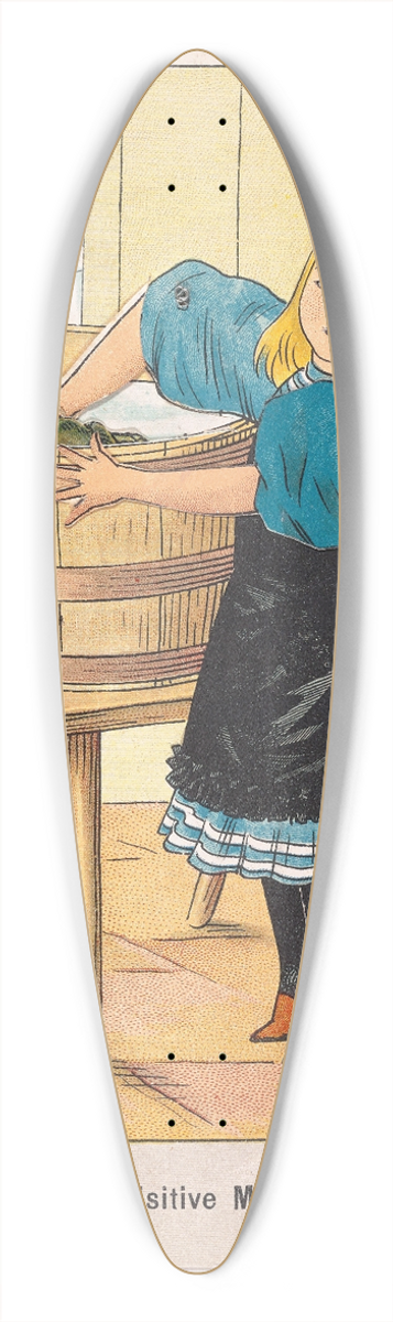 Lothar Meggendorfer - Inquisitive Minnie 39.3 inch art pintail longboard deck