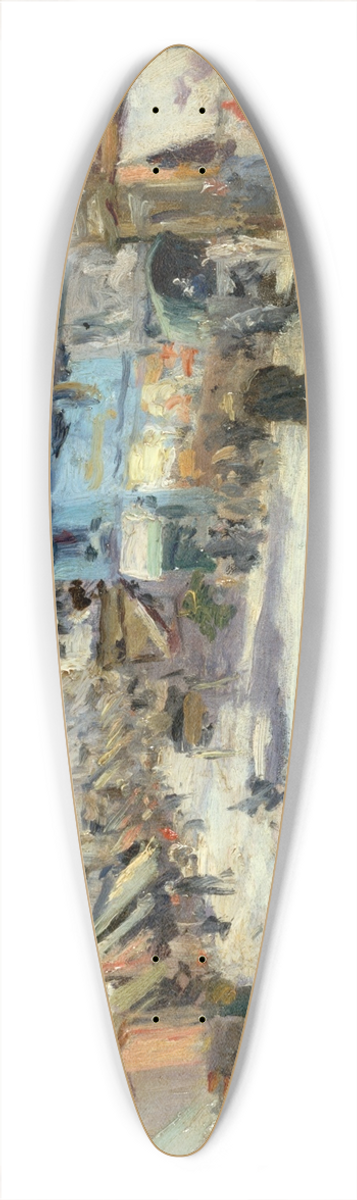 Louis Abel-Truchet - La rue Lepic, langle de la rue Puget et la place Blanche 39.3 inch art pintail longboard deck