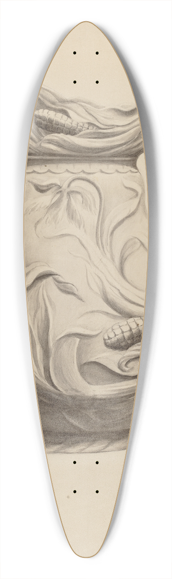 Louis Annino - Pitcher 39.3 inch art pintail longboard deck