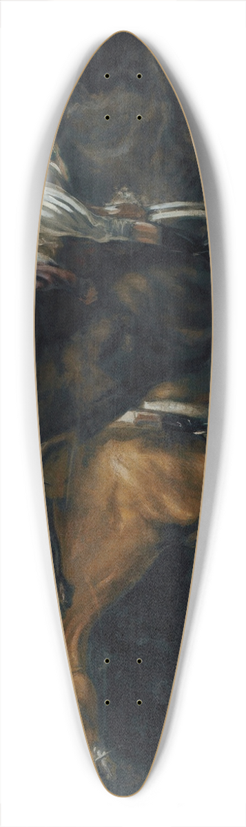 Louis Anquetin - Les Courses 39.3 inch art pintail longboard deck