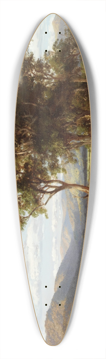 Louis Buvelot - At Lilydale 39.3 inch art pintail longboard deck