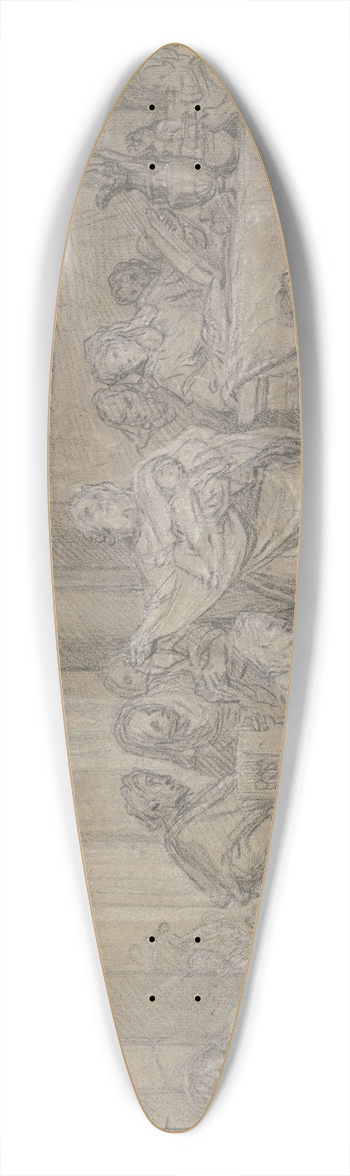 Louis de Boullogne - Presentation at the Temple 39.3 inch art pintail longboard deck