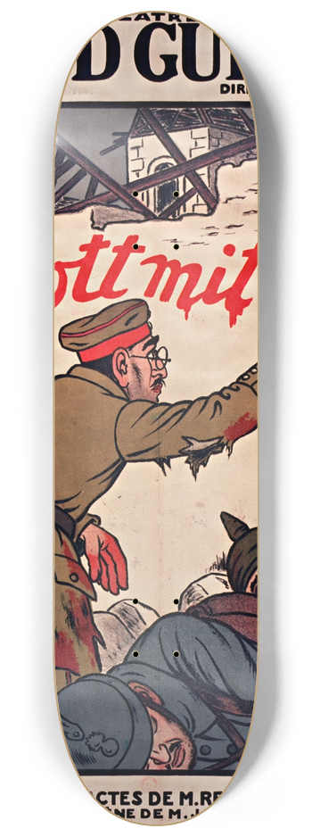 Adrien Barrre - Thatre du Grand Guignol de Paris 8.25 inch art skate deck